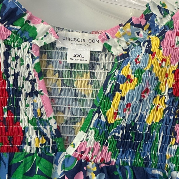 Chic Soul Floral Multicolor Top - Picture 3 of 3